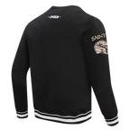 NFL NEW ORLEANS SAINTS CHANDAIL À COL ROND MASHUP CÔTELÉ POUR HOMME (NOIR)