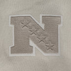 NFL NEW ORLEANS SAINTS NEUTRAL CHANDAIL À COL ROND EN MOLLETON À ÉPAULES TOMBANTES POUR HOMME (TAUPE)