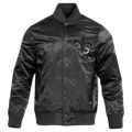 NFL NEW ORLEANS SAINTS TRIPLE BLACK BLOUSON EN SATIN POUR HOMME (TRIPLE NOIR HOMME)