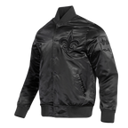 NFL NEW ORLEANS SAINTS TRIPLE BLACK BLOUSON EN SATIN POUR HOMME (TRIPLE NOIR HOMME)