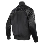 NFL NEW ORLEANS SAINTS TRIPLE BLACK BLOUSON EN SATIN POUR HOMME (TRIPLE NOIR HOMME)
