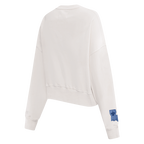 NFL NEW ORLEANS SAINTS VARSITY BLUES WOMEN'S FLC CREWNECK (LINEN)