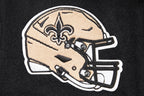 NFL NEW ORLEANS SAINTS CLASSIC WOMEN'S WOOL VARSITY JACKET (BLACK)