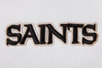 NFL NEW ORLEANS SAINTS CLASSIC WOMEN'S WOOL VARSITY JACKET (BLACK)