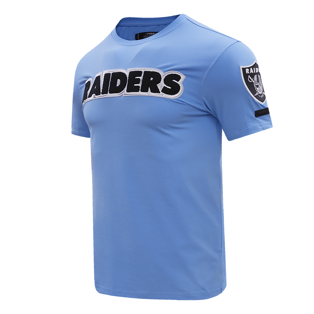 NFL LAS VEGAS RAIDERS CLASSIC CHENILLE MEN'S TEE (UNIVERSITY BLUE)