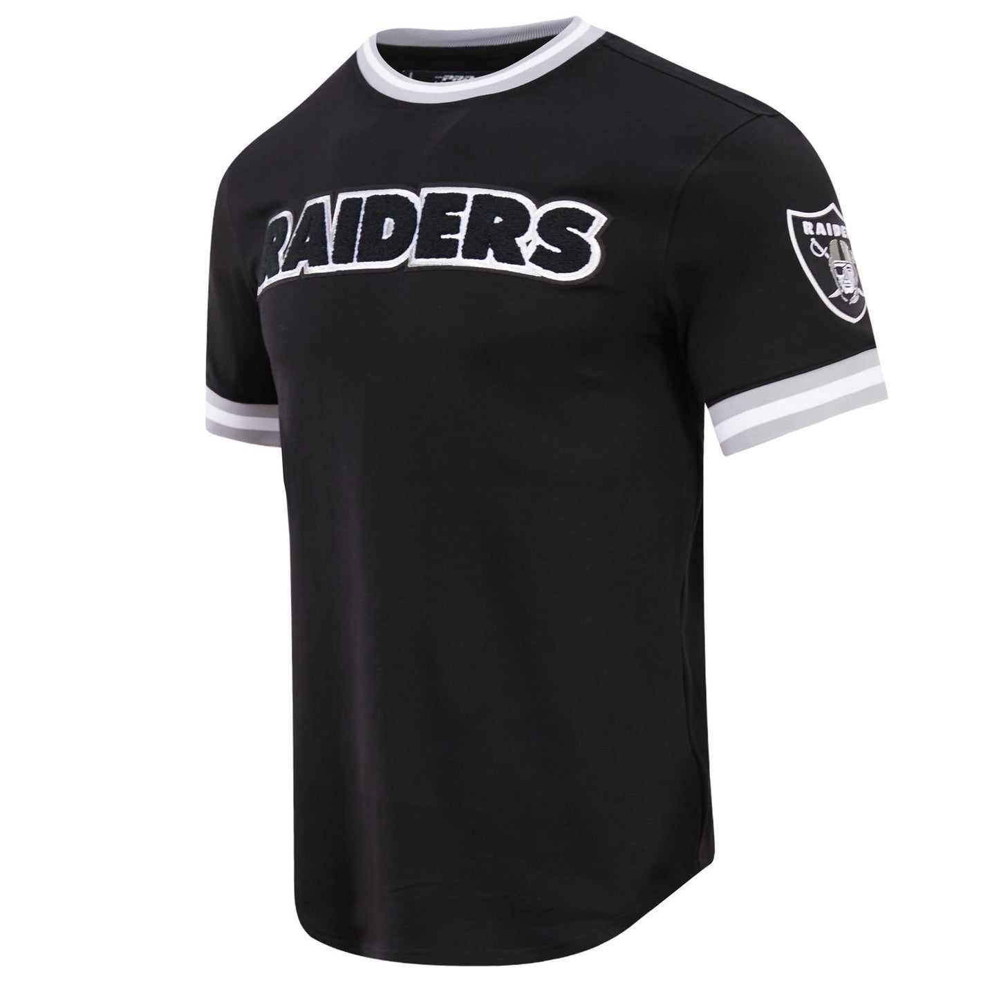NFL LAS VEGAS RAIDERS CLASSIC CHENILLE MEN'S TEE (BLACK)