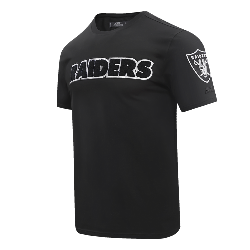 NFL LAS VEGAS RAIDERS CLASSIC CHENILLE   TEE (BLACK)