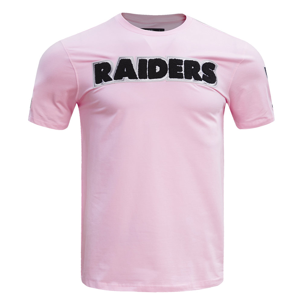 NFL LAS VEGAS RAIDERS CLASSIC CHENILLE T-SHIRT (ROSE)