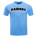 NFL LAS VEGAS RAIDERS CLASSIC CHENILLE T-SHIRT (BLEU UNIVERSITÉ)