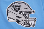 NFL LAS VEGAS RAIDERS CLASSIC CHENILLE T-SHIRT (BLEU UNIVERSITÉ)