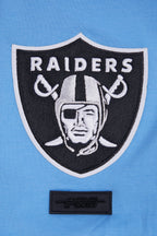 NFL LAS VEGAS RAIDERS CLASSIC CHENILLE T-SHIRT (BLEU UNIVERSITÉ)