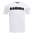 NFL LAS VEGAS RAIDERS CLASSIC CHENILLE T-SHIRT (BLANC)