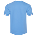NFL LAS VEGAS RAIDERS CLASSIC CHENILLE T-SHIRT EN MAILLE DOUBLE (BLEU UNIVERSITÉ)
