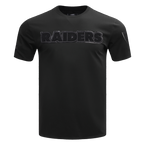 NFL LAS VEGAS RAIDERS TRIPLE BLACK T-SHIRT (NOIR)