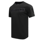 NFL LAS VEGAS RAIDERS TRIPLE BLACK T-SHIRT (NOIR)
