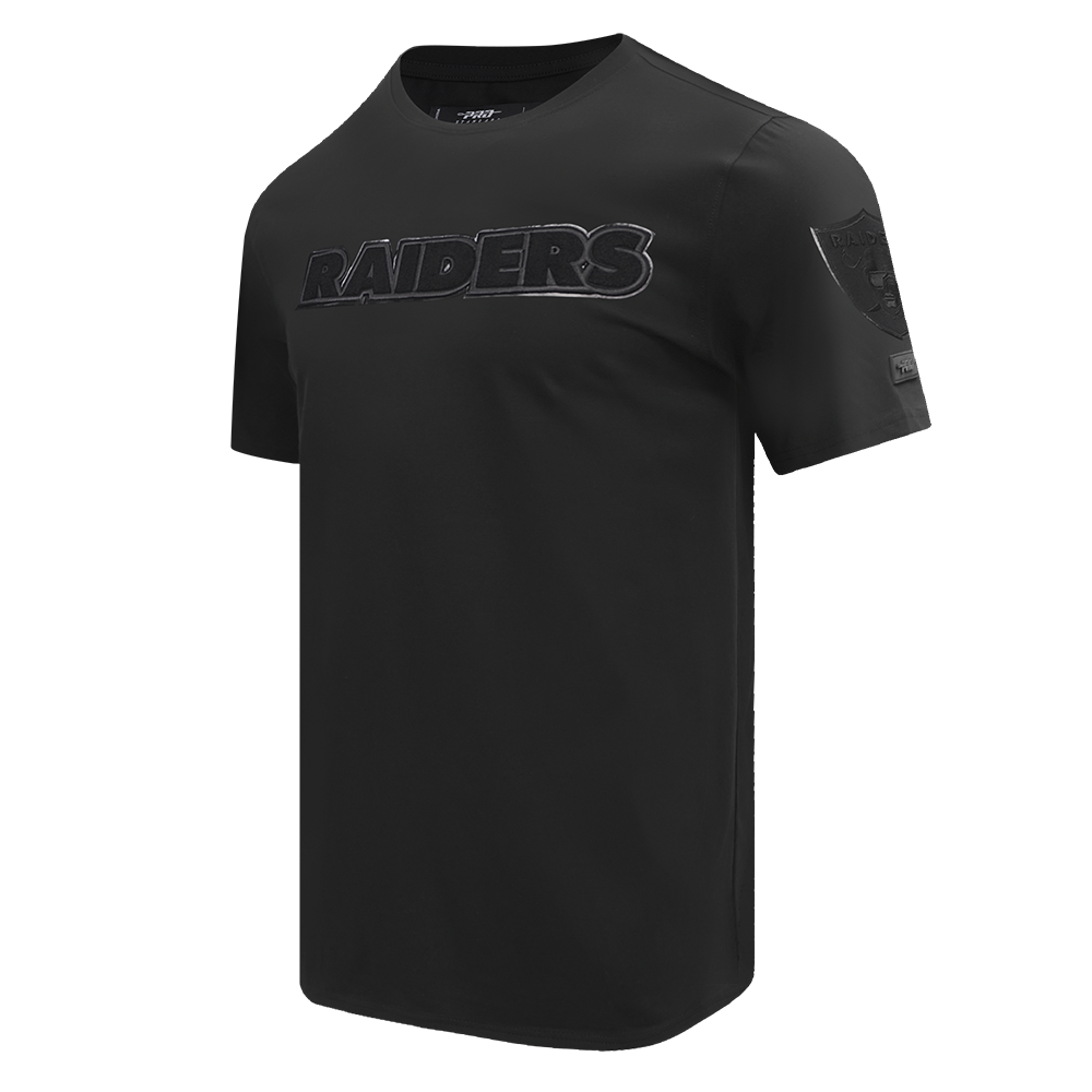 NFL LAS VEGAS RAIDERS TRIPLE BLACK   TEE (BLACK)