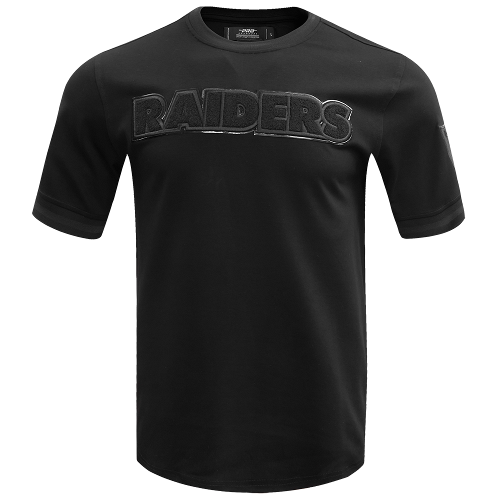 NFL LAS VEGAS RAIDERS TRIPLE BLACK MEN'S TEE (BLACK)