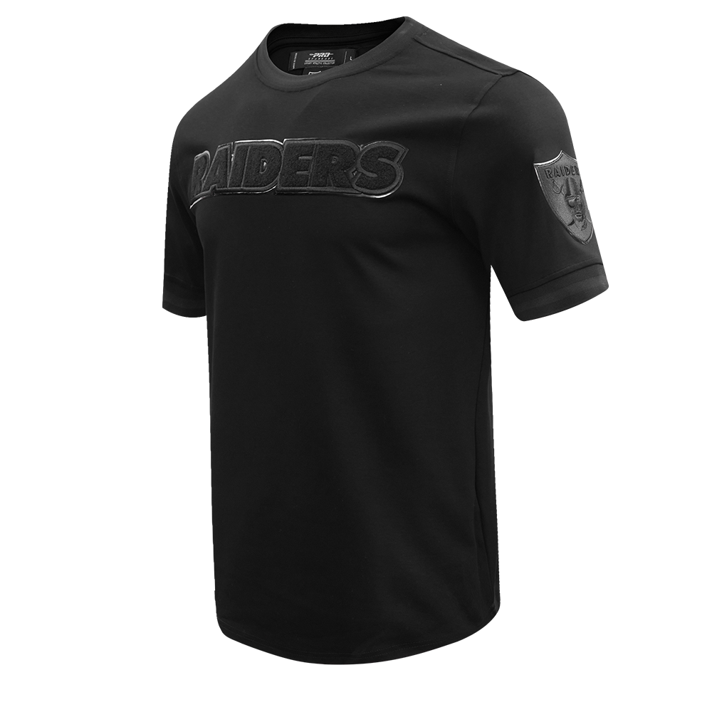 NFL LAS VEGAS RAIDERS TRIPLE BLACK MEN'S TEE (BLACK)