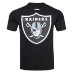 NFL LAS VEGAS RAIDERS CLASSIC MEN'S MESH TAPING SHIRT (BLACK/GRAY)