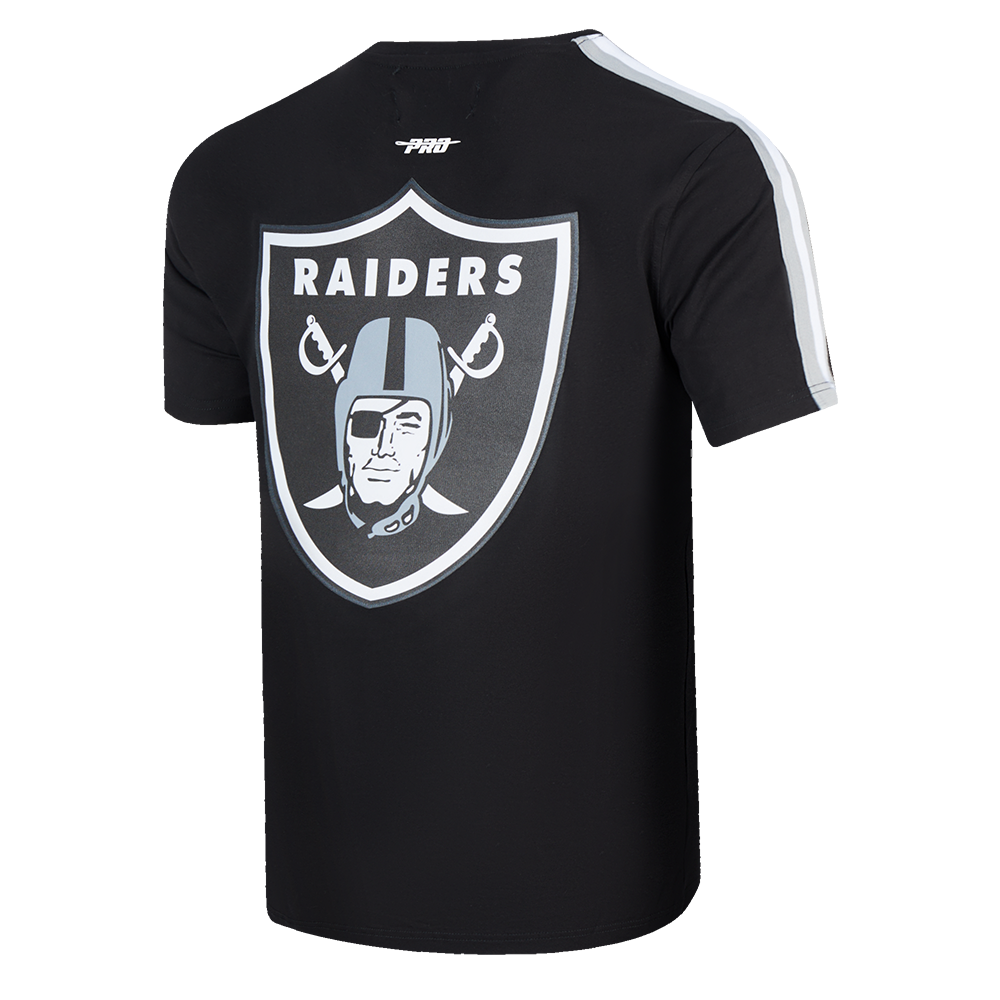 NFL LAS VEGAS RAIDERS CLASSIC MEN'S MESH TAPING SHIRT (BLACK/GRAY)