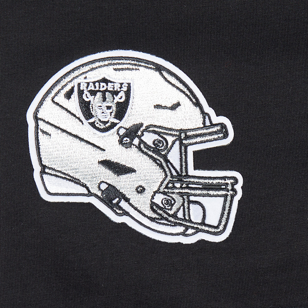 NFL LAS VEGAS RAIDERS CLASSIC MEN'S MESH TAPING SHIRT (BLACK/GRAY)