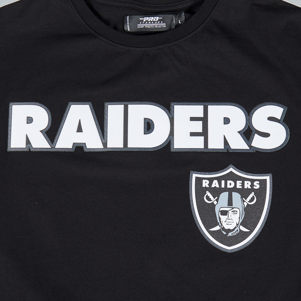 NFL LAS VEGAS RAIDERS CLASSIC MEN'S MESH TAPING SHIRT (BLACK/GRAY)