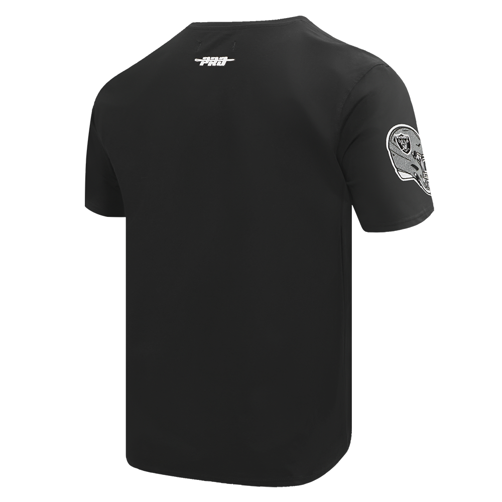 NFL LAS VEGAS RAIDERS OLD ENGLISH T-SHIRT POUR HOMME (NOIR)