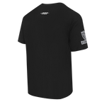 NFL LAS VEGAS RAIDERS REVERSE FRENCH TERRY T-SHIRT EN JERSEY DE COTON À ÉPAULES TOMBANTES POUR HOMME (NOIR)