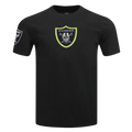 NFL LAS VEGAS RAIDERS UNDER THE LIGHTS MEN'S SINGLE JERSEY TEE (BLACK)