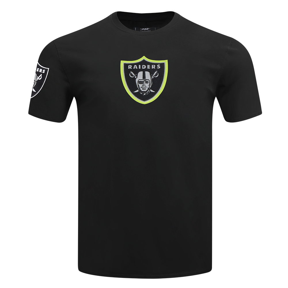 NFL LAS VEGAS RAIDERS UNDER THE LIGHTS T-SHIRT EN JERSEY SIMPLE POUR HOMME (NOIR)