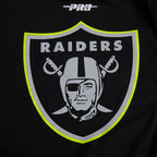 NFL LAS VEGAS RAIDERS UNDER THE LIGHTS MEN'S SINGLE JERSEY TEE (BLACK)