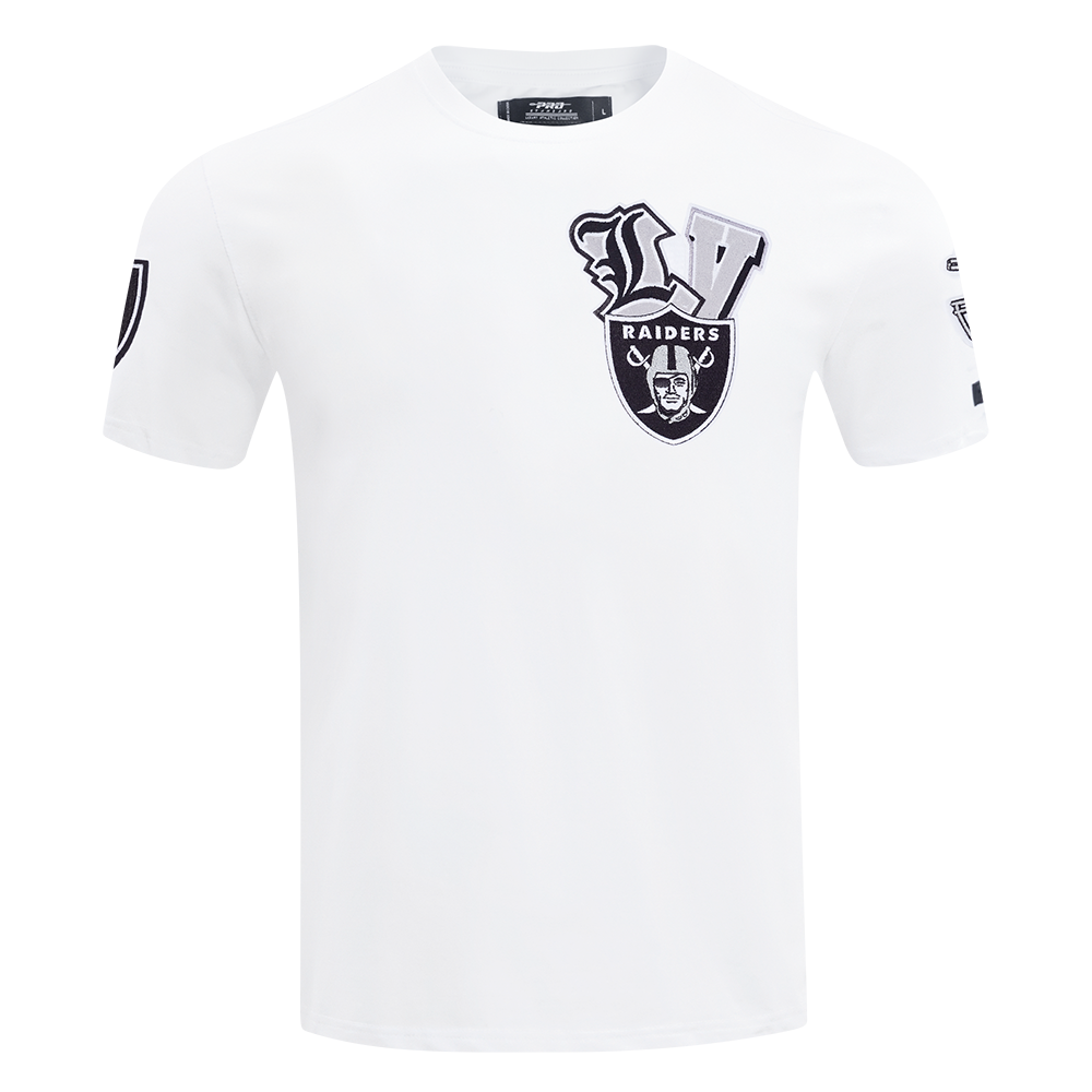NFL LAS VEGAS RAIDERS CITY RANSOM MEN'S SINGLE JERSEY TEE (WHITE)