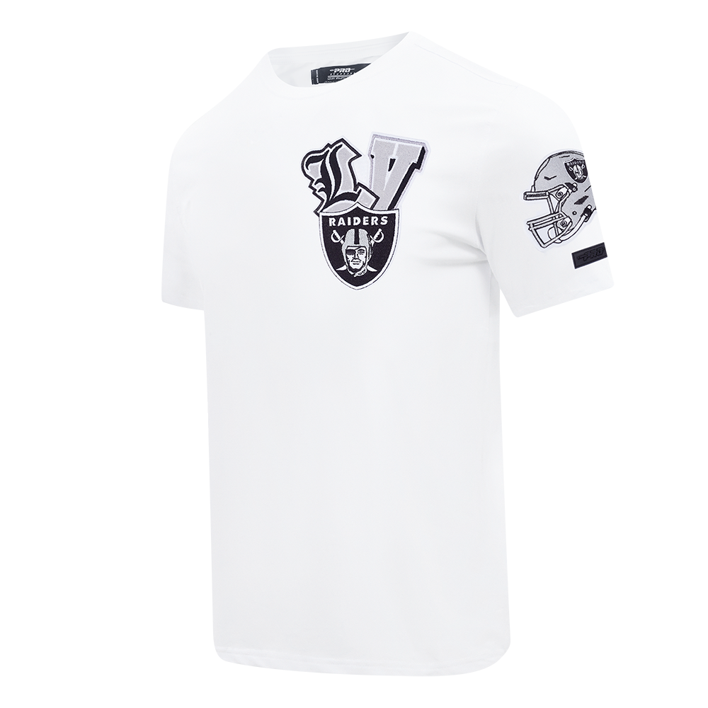 NFL LAS VEGAS RAIDERS CITY RANSOM MEN'S SINGLE JERSEY TEE (WHITE)