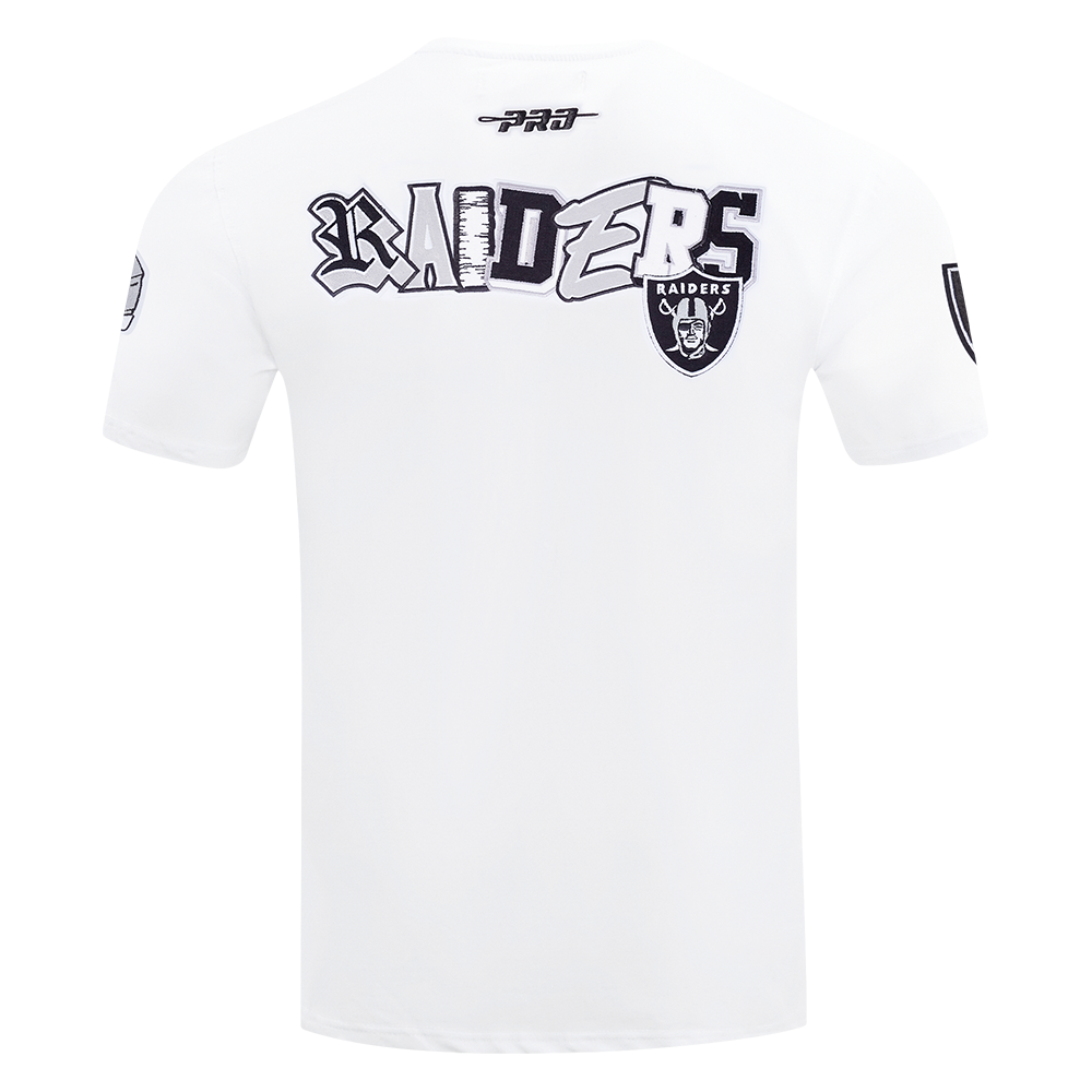 NFL LAS VEGAS RAIDERS CITY RANSOM MEN'S SINGLE JERSEY TEE (WHITE)
