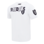 NFL LAS VEGAS RAIDERS CITY RANSOM MEN'S SINGLE JERSEY TEE (WHITE)
