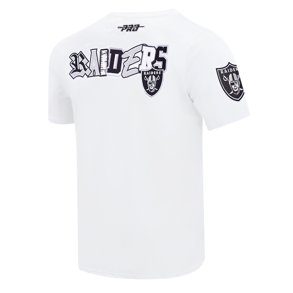 NFL LAS VEGAS RAIDERS CITY RANSOM MEN'S SINGLE JERSEY TEE (WHITE)