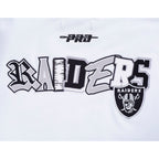 NFL LAS VEGAS RAIDERS CITY RANSOM MEN'S SINGLE JERSEY TEE (WHITE)