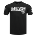 NFL LAS VEGAS RAIDERS CITY RANSOM T-SHIRT EN JERSEY SIMPLE POUR HOMME (NOIR)