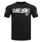 NFL LAS VEGAS RAIDERS CITY RANSOM T-SHIRT EN JERSEY SIMPLE POUR HOMME (NOIR)