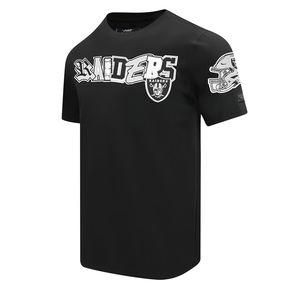 NFL LAS VEGAS RAIDERS CITY RANSOM T-SHIRT EN JERSEY SIMPLE POUR HOMME (NOIR)