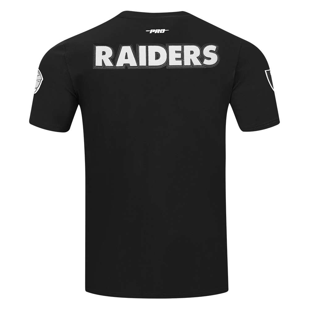 NFL LAS VEGAS RAIDERS CITY RANSOM T-SHIRT EN JERSEY SIMPLE POUR HOMME (NOIR)