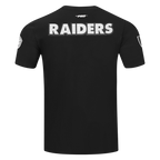 NFL LAS VEGAS RAIDERS CITY RANSOM T-SHIRT EN JERSEY SIMPLE POUR HOMME (NOIR)