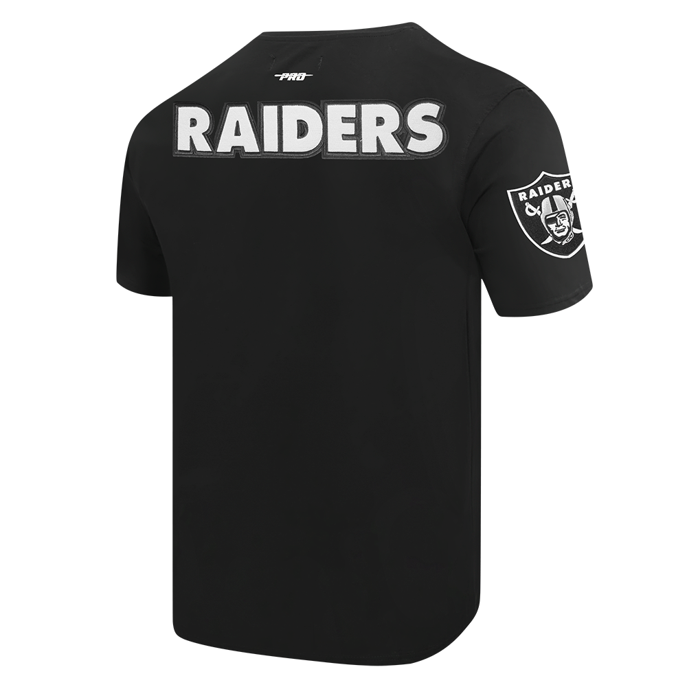 NFL LAS VEGAS RAIDERS CITY RANSOM T-SHIRT EN JERSEY SIMPLE POUR HOMME (NOIR)