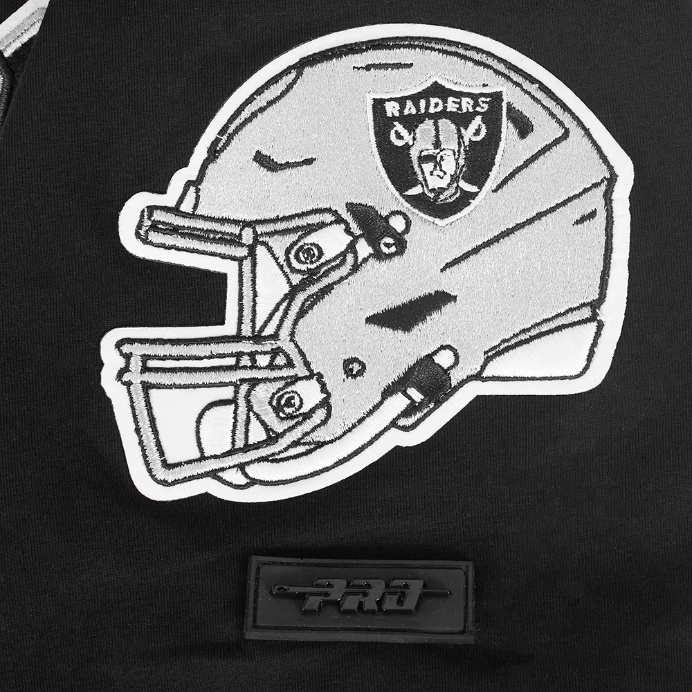 NFL LAS VEGAS RAIDERS CITY RANSOM T-SHIRT EN JERSEY SIMPLE POUR HOMME (NOIR)