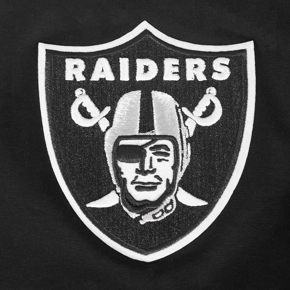 NFL LAS VEGAS RAIDERS CITY RANSOM T-SHIRT EN JERSEY SIMPLE POUR HOMME (NOIR)