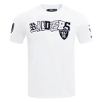 NFL LAS VEGAS RAIDERS CITY RANSOM MEN'S SINGLE JERSEY TEE (WHITE)