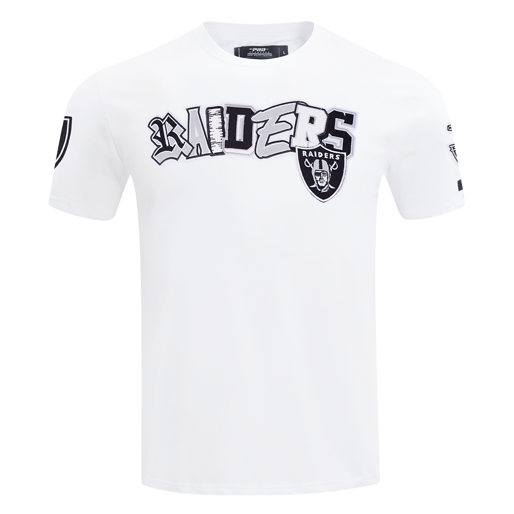 NFL LAS VEGAS RAIDERS CITY RANSOM MEN'S SINGLE JERSEY TEE (WHITE)
