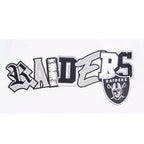 NFL LAS VEGAS RAIDERS CITY RANSOM MEN'S SINGLE JERSEY TEE (WHITE)