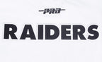 NFL LAS VEGAS RAIDERS CITY RANSOM MEN'S SINGLE JERSEY TEE (WHITE)