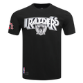 NFL LAS VEGAS RAIDERS RETRO ELEVATION T-SHIRT EN JERSEY SIMPLE POUR HOMME (NOIR)
